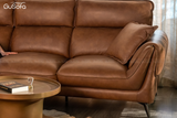 Ghế Sofa băng 4 chỗ GuTrend 2,5m Da bò Brazil 80%