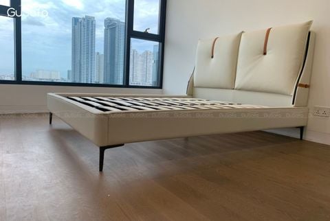 Giường BED15 1,8m x 2,0m bọc da tổng hợp Microfiber