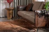 Sofa băng Lyna 2,2m Da bò Brazil mix Microfiber