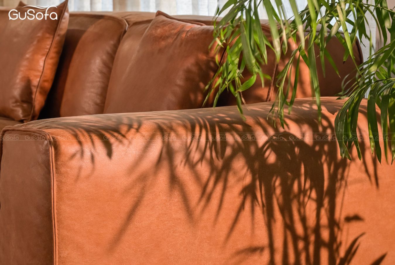  Ghế Sofa băng size lớn Unique 3,2m Da bò mộc Italy 80% 