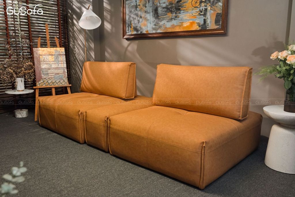 Ghế Sofa module IKIGAI Set 2,3m da Microfiber
