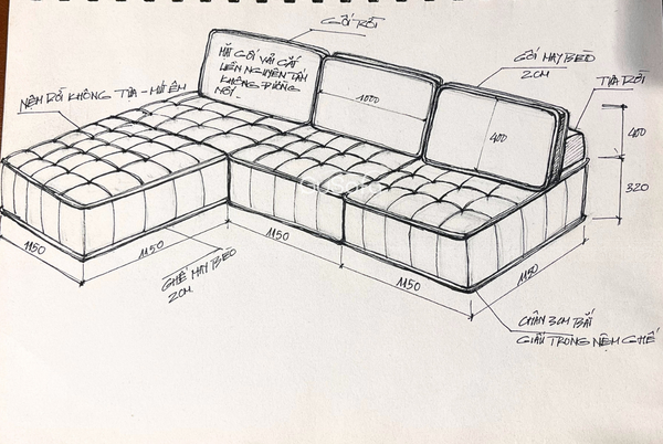 Sofa thiết kế riêng - SOD06