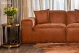 Ghế Sofa băng size lớn Unique 3,2m Da bò mộc Italy 80%