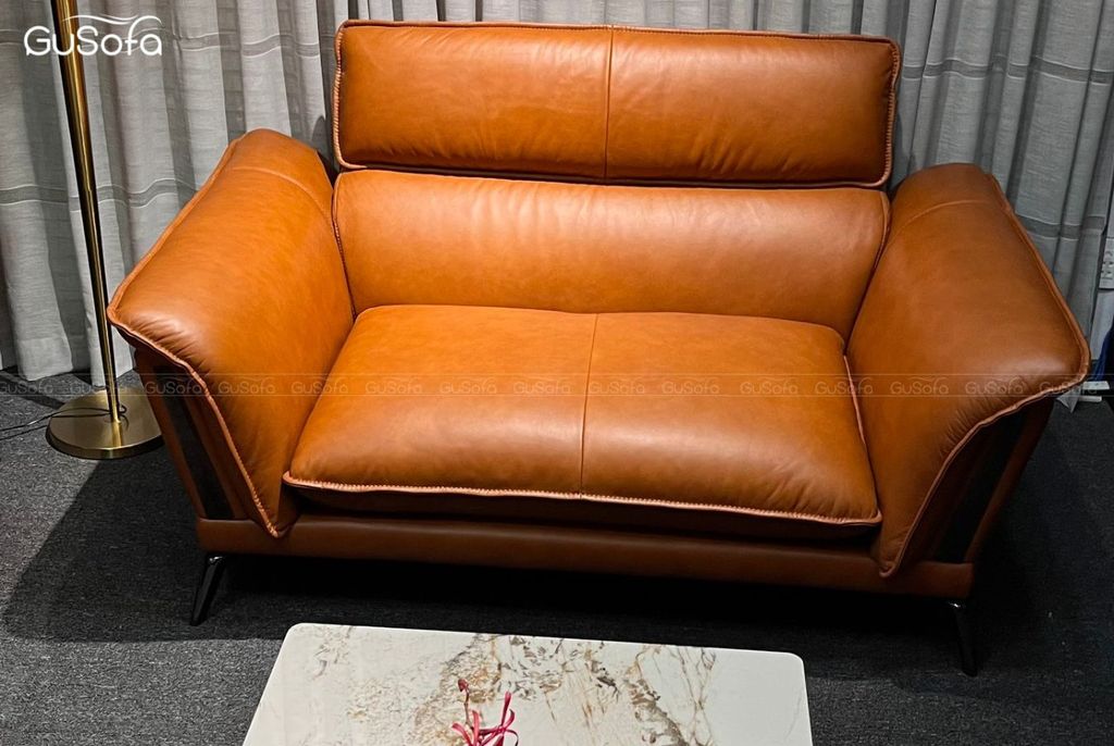 Ghế Sofa băng 4 chỗ GuFuture 2,5m Da bò Brazil 80%