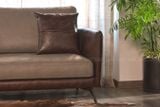 Sofa băng Lyna 2,2m Da bò Brazil mix Microfiber