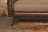Sofa băng Lyna 2,2m Da bò Brazil mix Microfiber