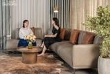 Set ghế Sofa quay vòng Connect size lớn 3x2,35 (m) Da bò Brazil 100%