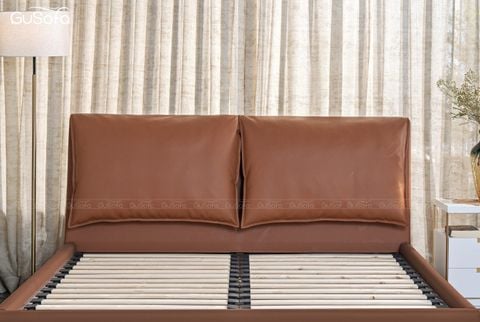 Giường BED11 1,8m x 2,0m bọc da tổng hợp Microfiber-01