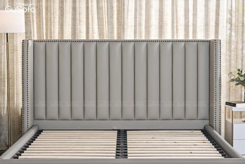 Giường BED20 1,8m x 2,0m bọc da tổng hợp Microfiber-01