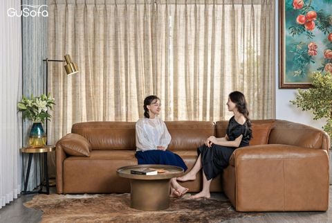 Ghế Sofa góc Gurelax size lớn 2,95x1,9 (m) Da bò Brazil-01