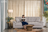 Ghế Sofa băng Melody 4 chỗ 2,5m vải Raffia tiêu chuẩn cao nhập Bỉ