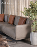 Set ghế Sofa quay vòng Connect size lớn 3x2,35 (m) Da bò Brazil 100%