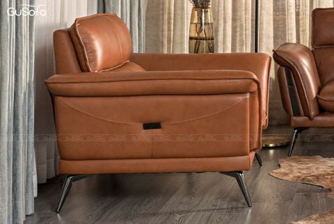 Ghế Sofa đơn Gu Future 1,3m Da bò Brazil 100%