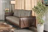 Sofa băng 3 chỗ HEBE 2,2m Da bò Brazil mix Microfiber