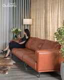 Ghế Sofa băng Jena size lớn 2,8m Da bò Brazil 80%