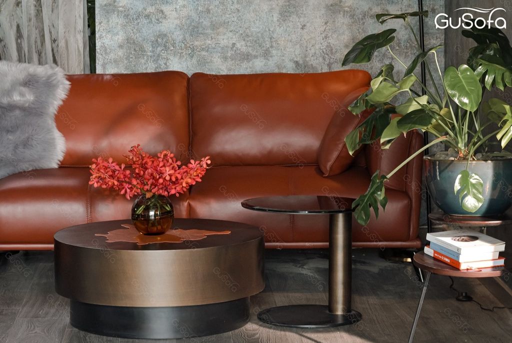 Ghế Sofa băng Jena size lớn 2,8m Da bò Brazil 80%