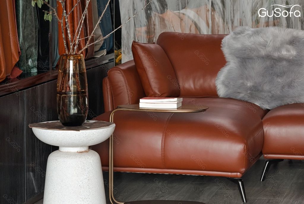 Ghế Sofa băng Jena size lớn 2,8m Da bò Brazil 80%