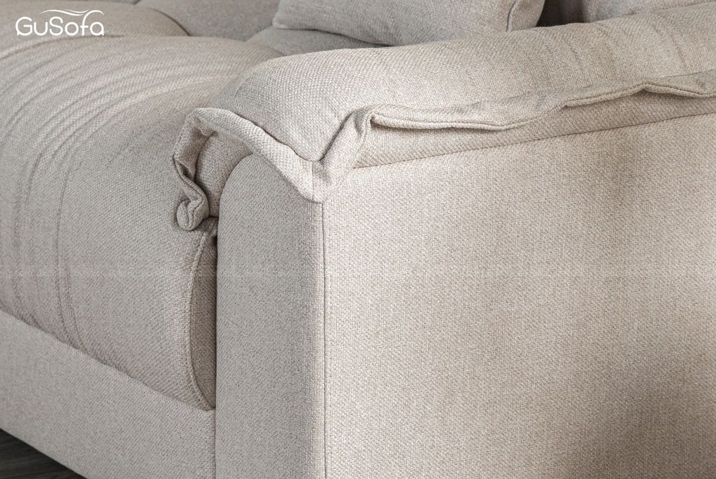 Ghế Sofa băng Melody 4 chỗ 2,5m vải Raffia tiêu chuẩn cao nhập Bỉ