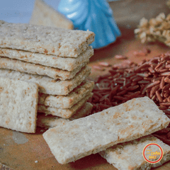 Bánh Gạo Lứt Mầm Đậu, Hạt, Rong Nho (300g)