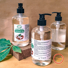 Dầu Dừa Ép Lạnh Organic (500ml)
