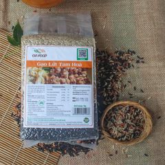 Gạo Lứt Tam Hoa Organic (1Kg)
