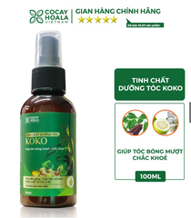 XỊT MỌC TÓC KOKO COCAYHOALA - NGĂN RỤNG TÓC - KÍCH THÍCH MỌC TÓC - GIÚP TÓC MỀM MƯỢT - 100ML