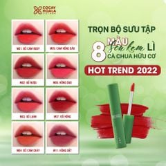 SON KEM CÀ CHUA HỮU CƠ MỀM MỊN LÂU TRÔI - DƯỠNG MÔI 2IN1 BỀN MÀU CẢ NGÀY - 2.5G