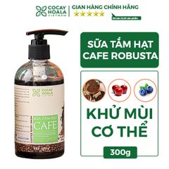 SỮA TẮM CÀ PHÊ GIÚP KHỬ MÙI CƠ THỂ HIỆU QUẢ