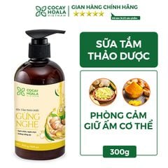 SỮA TẮM THẢO DƯỢC GỪNG NGHỆ - DƯỠNG TRẮNG, MỜ THÂM, NGĂN NGỪA MỤN VÀ HẠN CHẾ VIÊM TẮC LỖ CHÂN LÔNG
