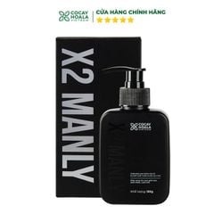 GEL VỆ SINH NAM X2 MANLY COCAYHOALA 150G - CHIẾT XUẤT THIÊN NHIÊN DỊU NHẸ LÀNH TÍNH