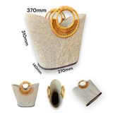 Túi Cói Thời Trang Không Có Lót 10