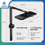 Đèn LED đôi hồ cá DEYAO F180, chip đèn siêu sáng, khả năng chống nước mạnh mẽ và điều khiển App