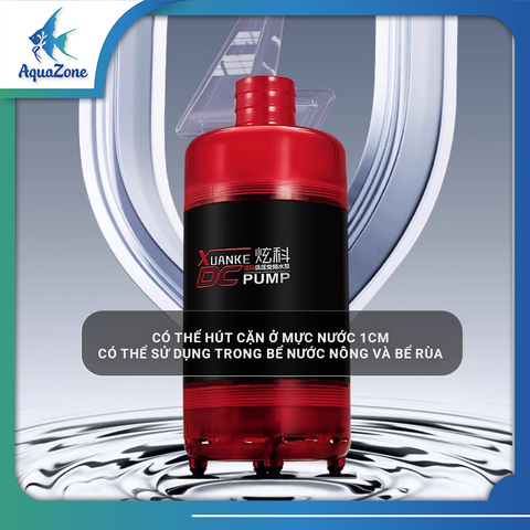 Máy bơm DC hút đáy bể cá Xuanke DX 20W-80W, 2000L-9000L