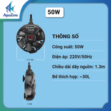 Sưởi quạt Enjoy Royal XT X-338 Series - Sưởi bể cá tùy chỉnh nhiệt độ tiện lợi