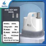 Bơm hút đáy bể cá Yee 800L 1200L 1500L 2500L 3000L siêu yên tĩnh, hoạt động mạnh mẽ