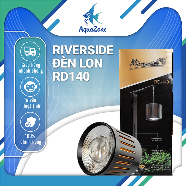 Đèn led lon RD140 dành cho bể suổi, bể thủy sinh, bể cá ánh sáng siêu mạnh, có sẵn giá treo đèn