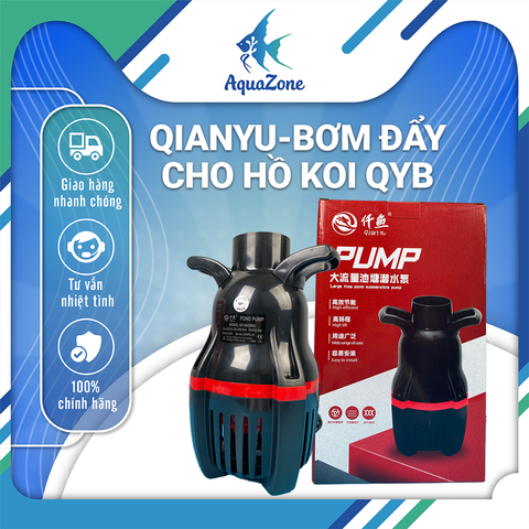 Bơm tạt dành cho hồ cá Koi Qianyu, lực bơm mạnh mẽ, tiết kiệm điện năng