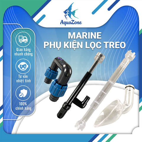 Phụ kiện dành cho lọc treo Marine, XBL Sunsun ( ống nối dài, ống nối hút váng, đầu out, ống nối đầu in out)