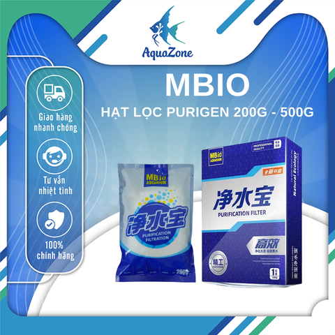 Hạt lọc purigen MBIO, hạt lọc làm trong nước, khử mùi hôi, hạt lọc cải thiện chất lượng nước bể cá, bể thủy sinh