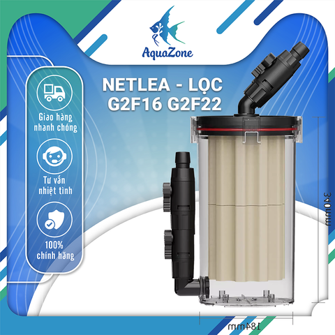 LỌC PHỤ NETLEA CAO CẤP DÀNH CHO BỂ THỦY SINH, BỂ CÁ | Lọc phụ với bông lọc siêu dày và mịn tăng hiệu quả lọc