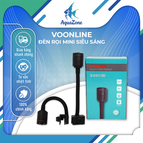 Đèn rọi Mini VOONLINE U3/ U5 điều chỉnh tiêu cự sẵn công tắc điều khiển với 9 cấp độ