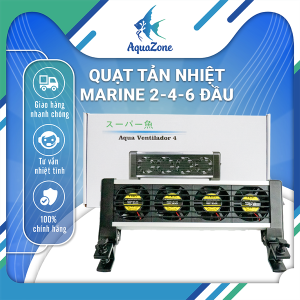 Quạt làm mát bể thủy sinh, bể cá MARINE 2 - 4 - 6 | Quạt tản nhiệt bể cá, bể thủy sinh siêu mạnh, tiết kiệm điện, chống ồn