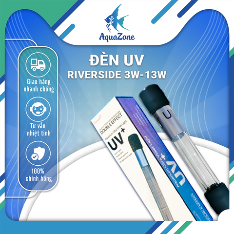 Đèn UV Riverside 3w 5w 7w 11w 13w chuyên diệt tảo, diệt khuẩn dành cho bể cá, bể thủy sinh