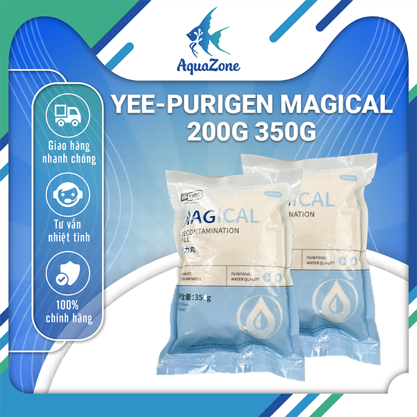 Hạt lọc purigen magical 200gr 350gr Yee làm trong nước hồ cá, khử mùi hôi hiệu quả