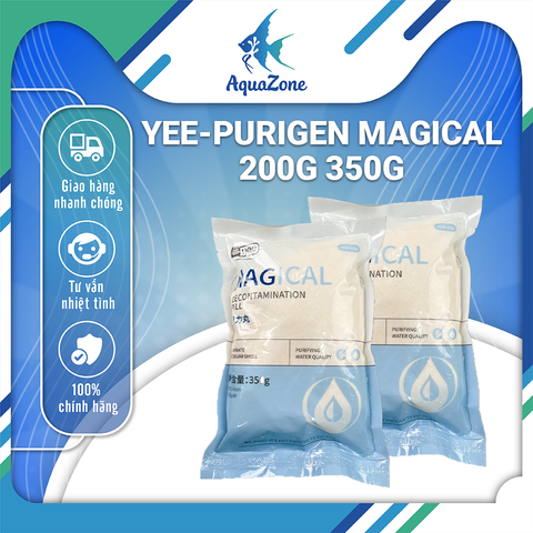 Hạt lọc purigen magical 200gr 350gr 600gr Yee làm trong nước hồ cá, khử mùi hôi hiệu quả
