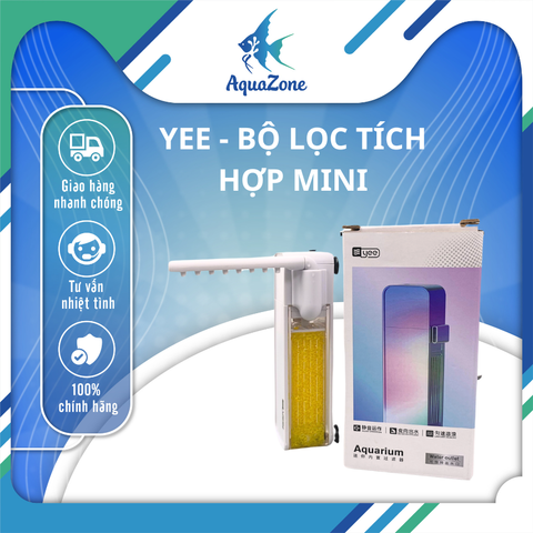 Lọc Nước Hồ Cá Yee 3 Chức Năng Lọc, Tạo Sóng, Sủi Oxy Mini