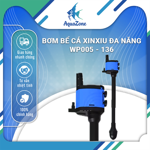 Bơm bể cá XinXiu đa năng tạo oxy, tạo sóng yên tĩnh 3 trong 1