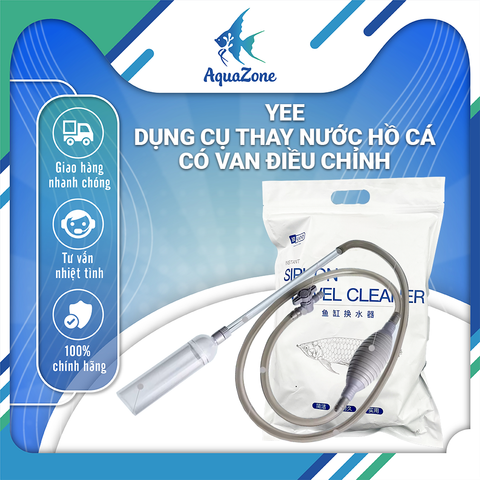 Dụng cụ thay nước hồ cá Yee có van điều chỉnh dài 1m5, 1m7, 2m6 dành cho bể cá vừa và lớn