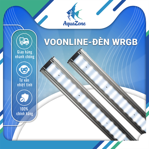 Đèn thủy sinh Voonline WRGB ánh sáng chân thực cho bể thủy sinh, bể cá