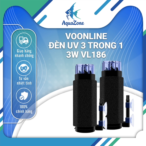 Đèn UV Voonline 3 trong 1 hút váng, cung cấp oxy và diệt tảo, diệt khuẩn